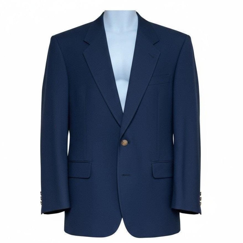 Jack Nicklaus Tournament Series Blazer Navy Blue Vintage 90s Sport Coat Mens 43L